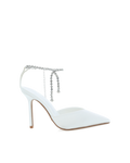 QARA - WHITE SATIN-PUMPS-Billini-Billini