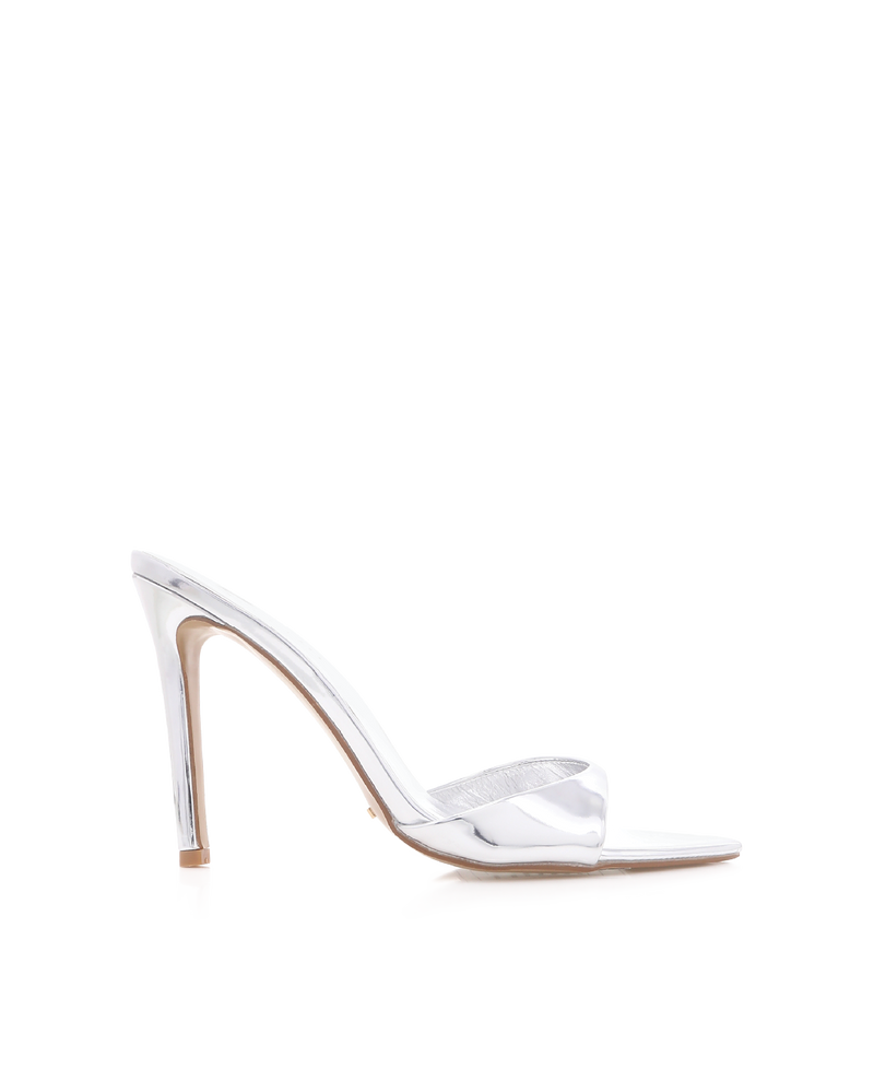 QUINBY - SILVER CHROME-Heels-Billini-Billini