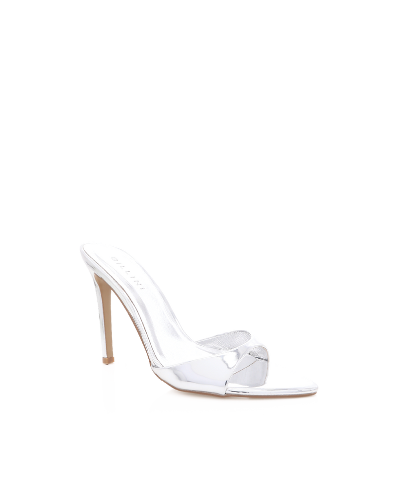 QUINBY - SILVER CHROME-Heels-Billini-Billini