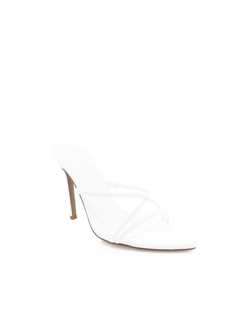 QUINT - WHITE PATENT-Heels-Billini-Billini