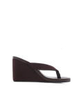 RAVYN - DARK CACAO SUEDE-Wedges-Billini-Billini