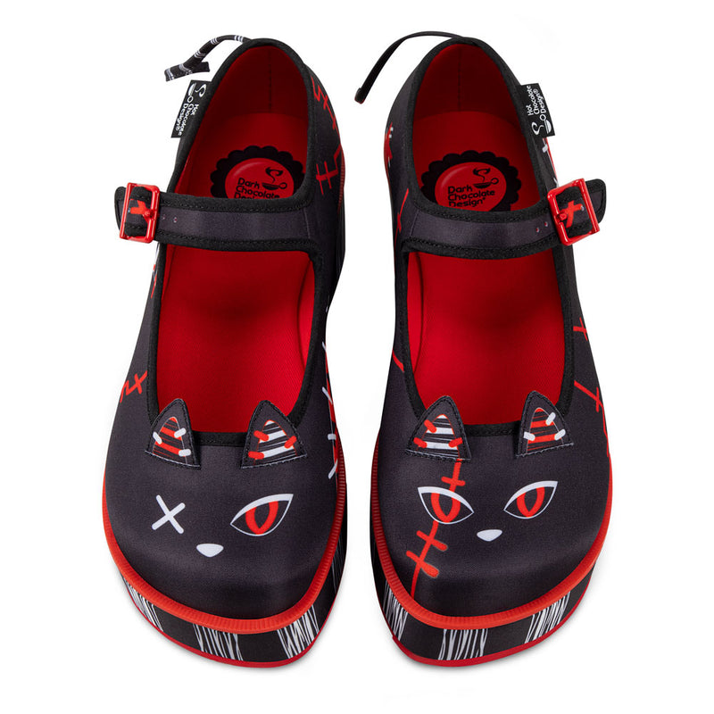 Riot Kitty Women's Mary Jane Platforms