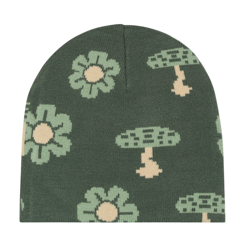 RIPNDIP Out Of This World Skull Beanie - Sage Green