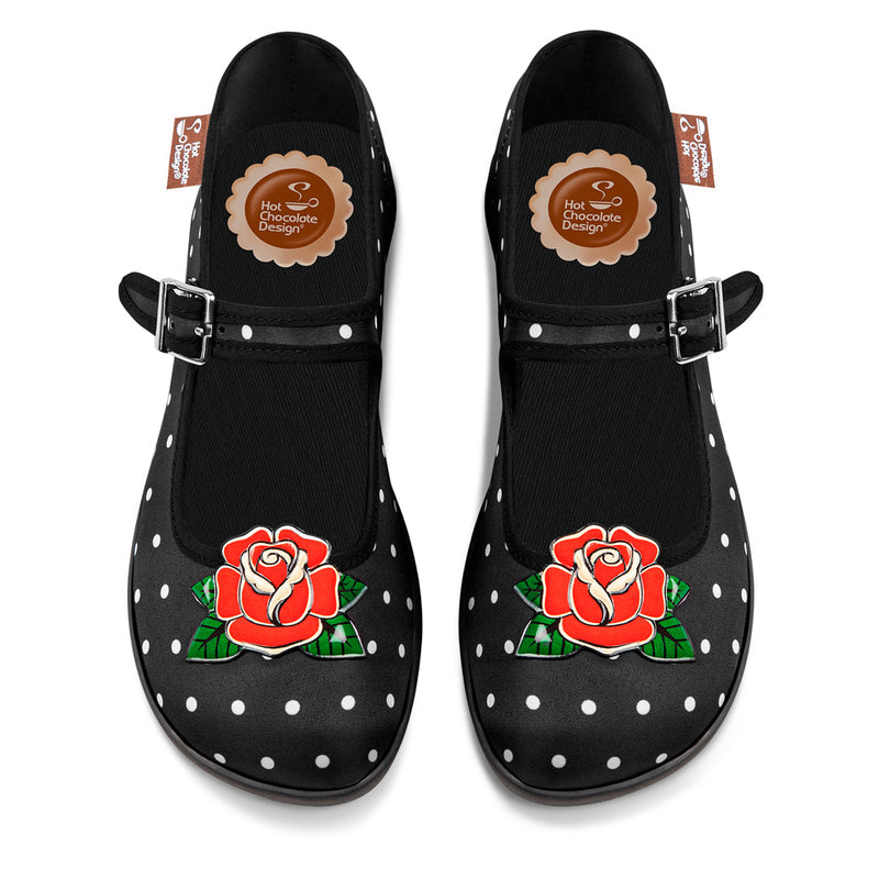Rockabilly Women's Mary Jane Flats