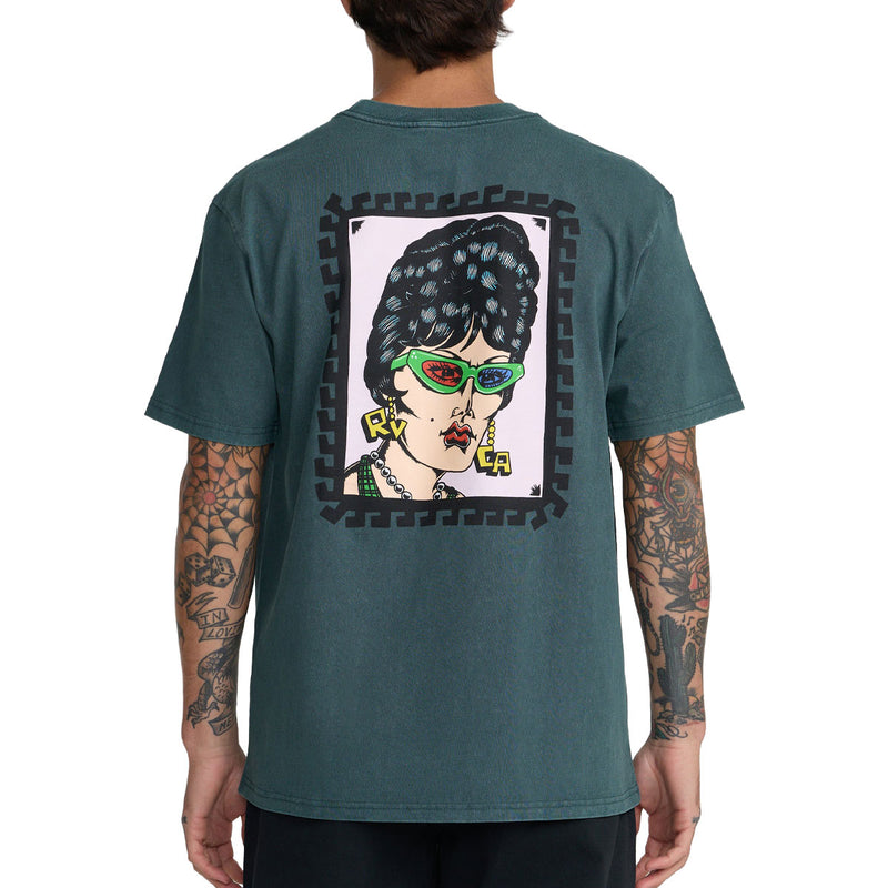 RVCA Barbra Bangles T-Shirt - Dusty Green