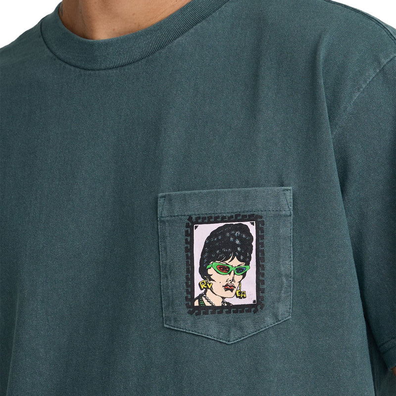 RVCA Barbra Bangles T-Shirt - Dusty Green