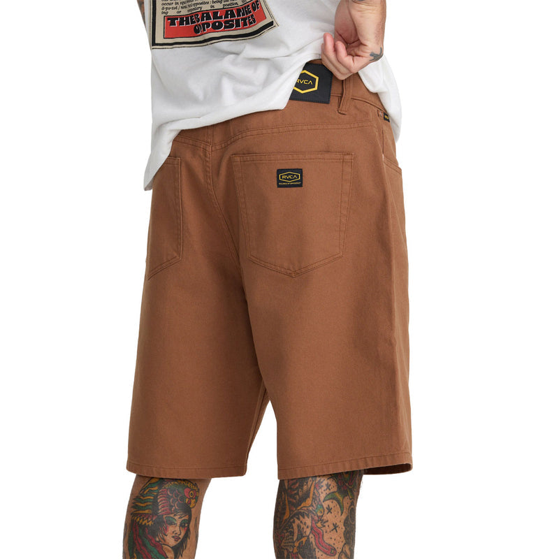 RVCA Dayshift 5 Pocket 21" Shorts - Rawhide