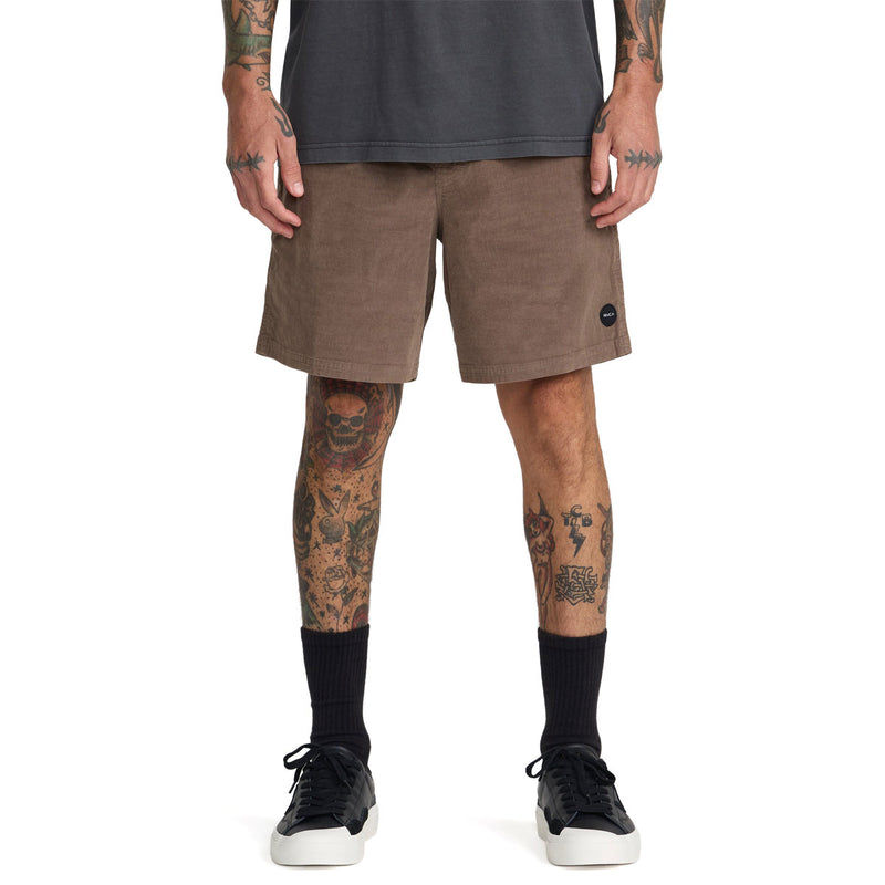RVCA Escape Elastic Cord Shorts - Mushroom