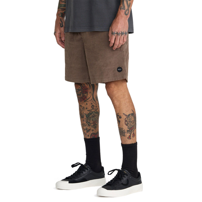 RVCA Escape Elastic Cord Shorts - Mushroom