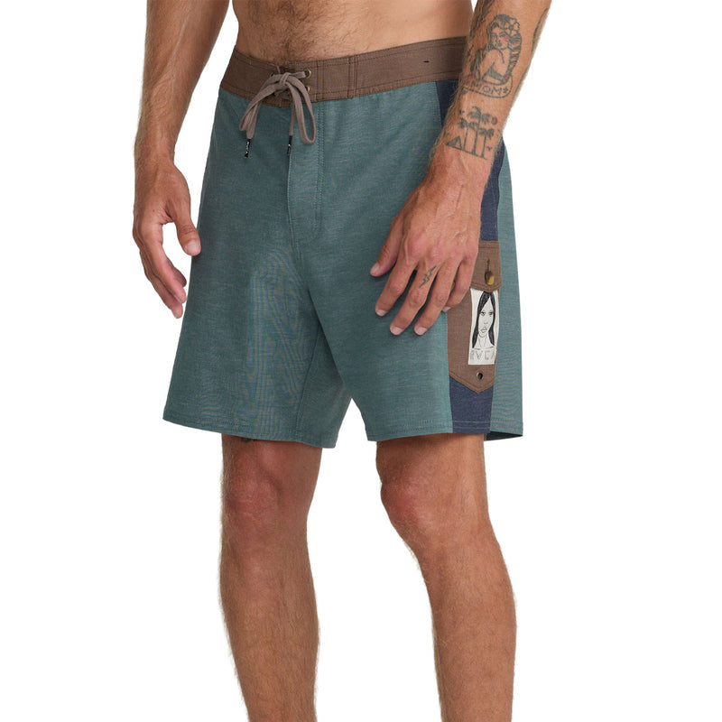 RVCA Last Days 17" Boardshorts - Balsam Green
