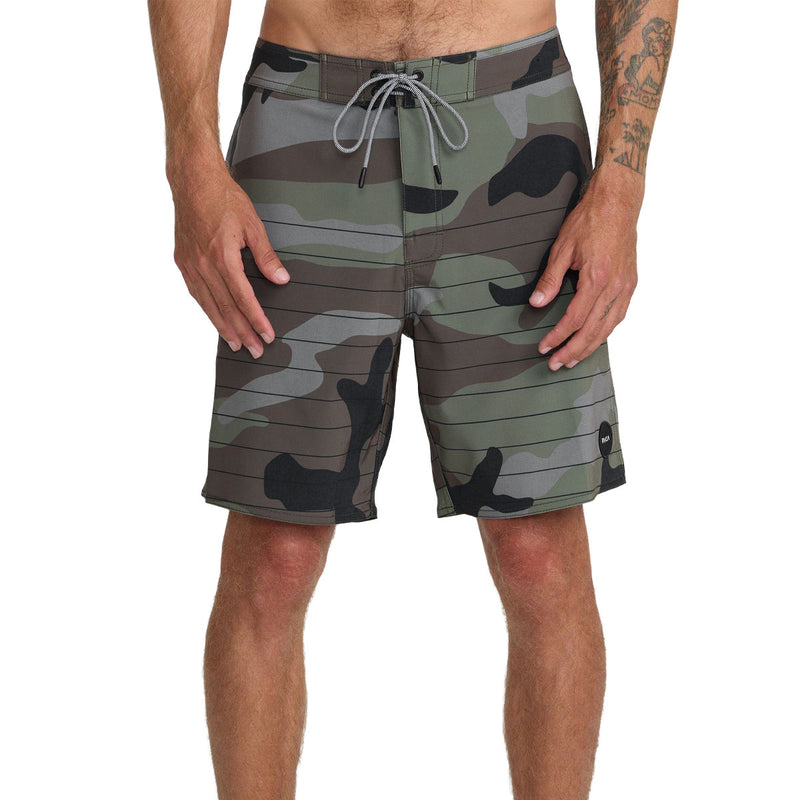 RVCA Steady Stripe Boardshorts - Camel