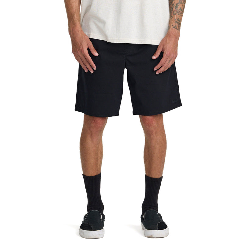 RVCA Weekend Elastic 2 19" Shorts - RVCA Black