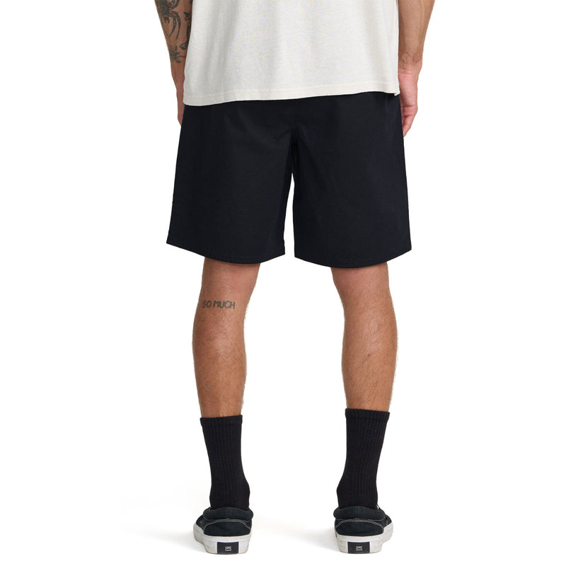 RVCA Weekend Elastic 2 19" Shorts - RVCA Black