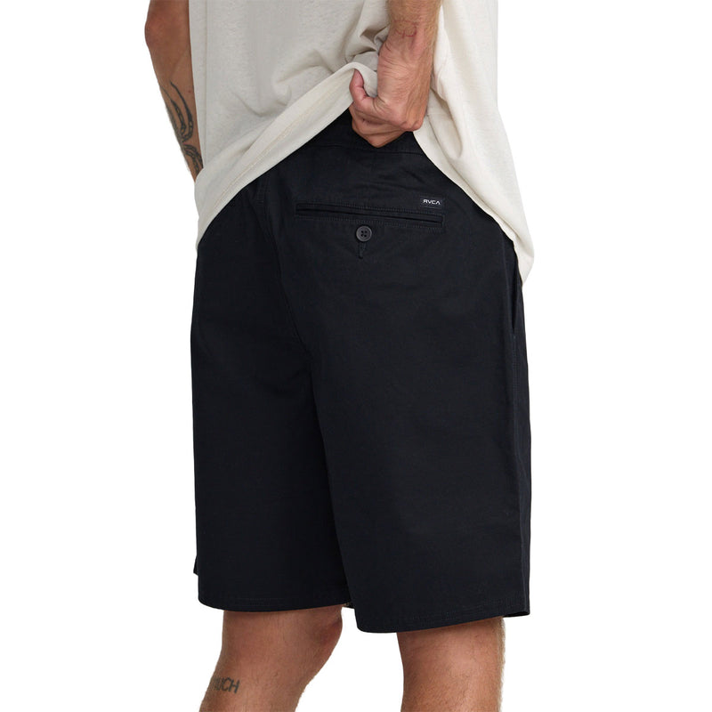 RVCA Weekend Elastic 2 19" Shorts - RVCA Black