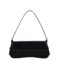 SABELLA SHOULDER BAG - BLACK PATENT-GOLD-Handbags-Billini-Billini