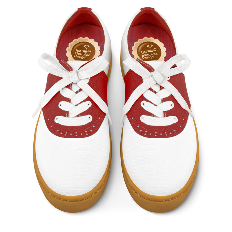 Saddle Red Women's Casual Sneakers