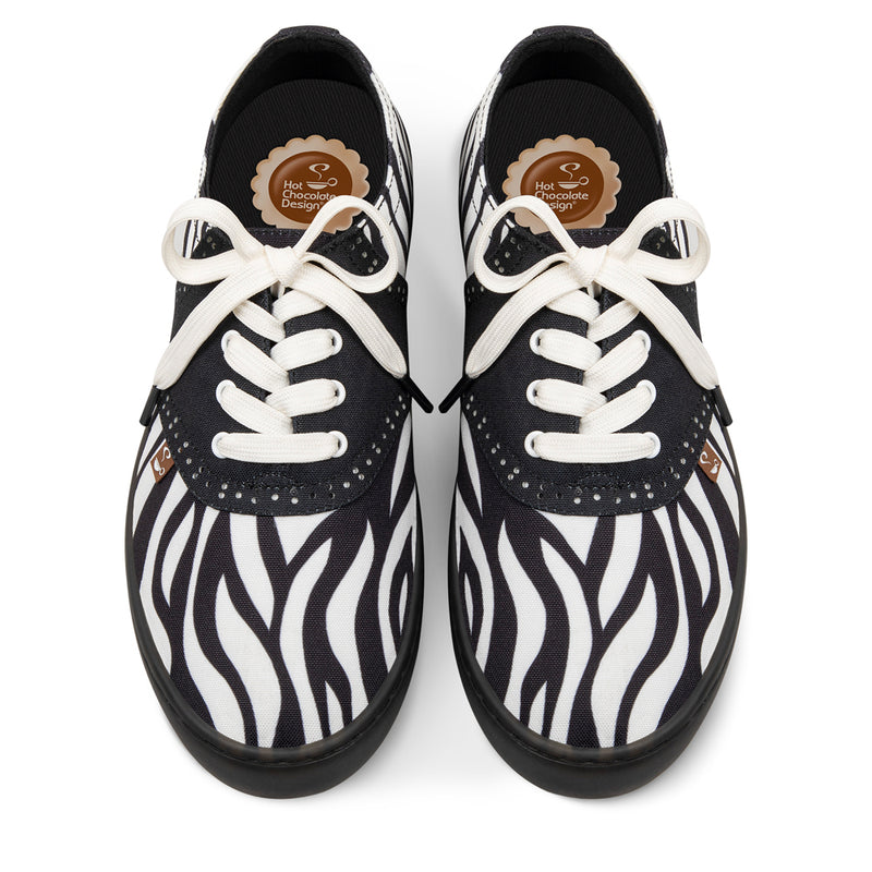 Saddle Zebra Women's Casual Sneakers