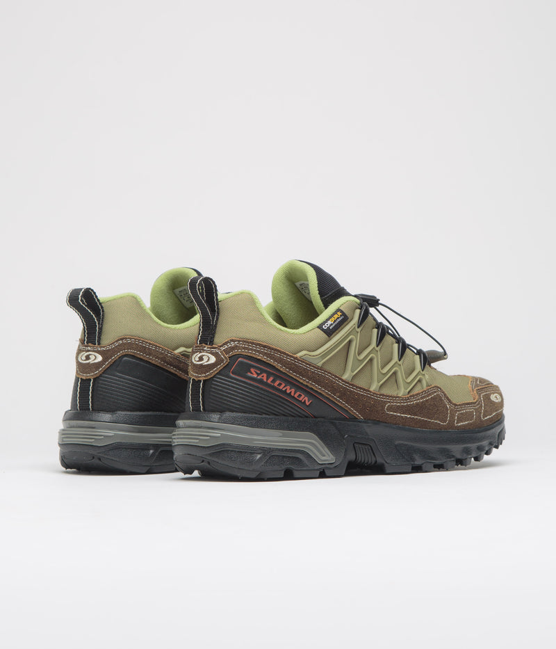 Salomon ACS+ Escape Shoes in Aloe and Dark Earth / Burnt Ochre