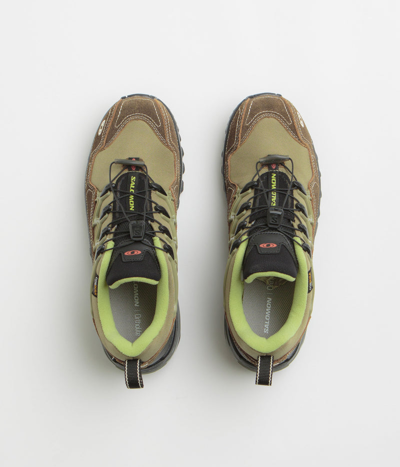 Salomon ACS+ Escape Shoes in Aloe and Dark Earth / Burnt Ochre