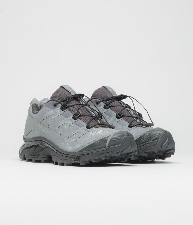 Salomon XT-4 OG Protective Shoes in Monument and Asphalt / FTW Silver