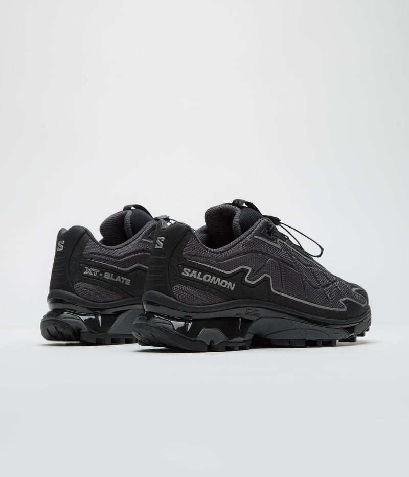 Salomon XT-Slate Shoes in Black and Asphalt / Silver