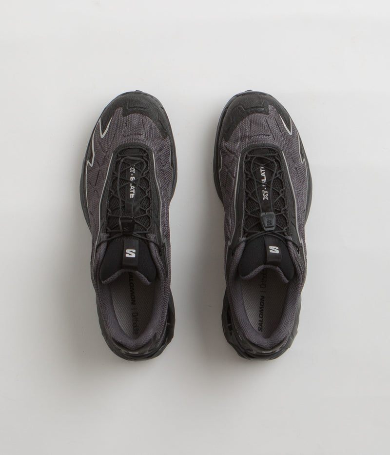 Salomon XT-Slate Shoes in Black and Asphalt / Silver