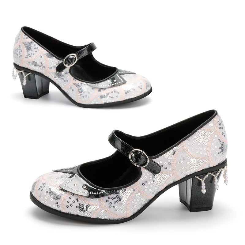Satine Women's Mary Jane Mid Heels