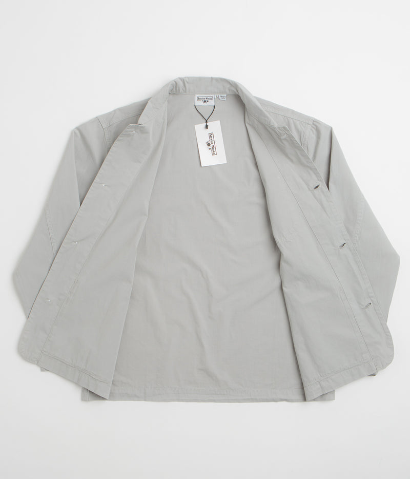 Service Works Easy Chef Shirt in Silver