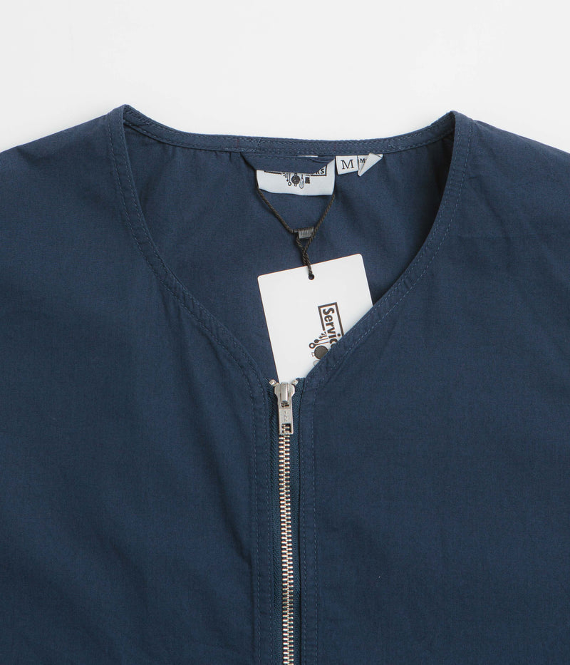 Service Works Gardener Vest in Navy