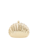SHELL CLUTCH BAG - GOLD METALLIC-Handbags-Billini-O/S-Billini