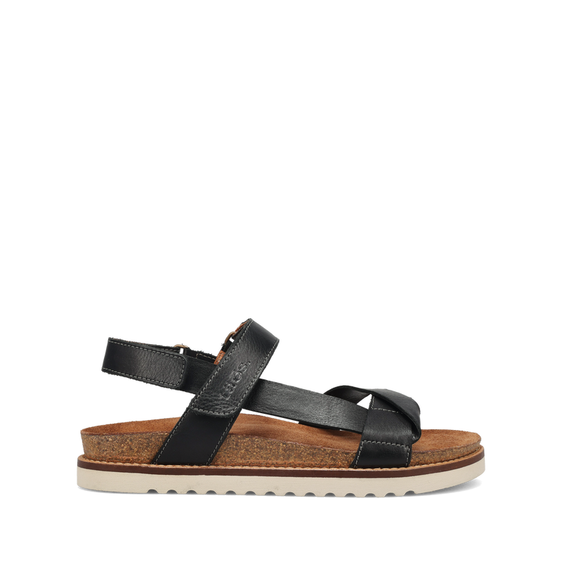 Side angle image of Taos Footwear Sideways Black Size 37