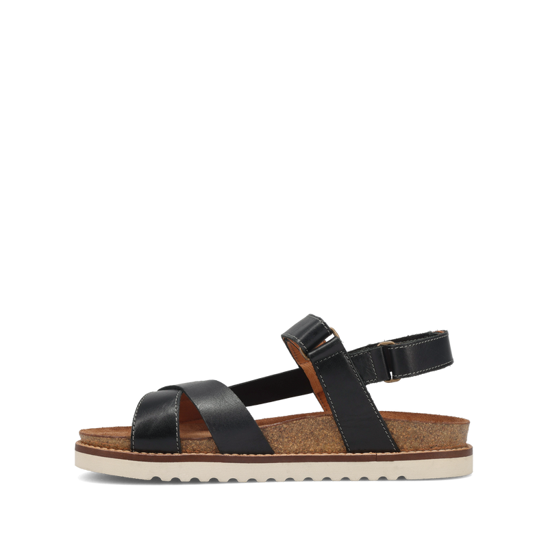 Side angle image of Taos Footwear Sideways Black Size 37