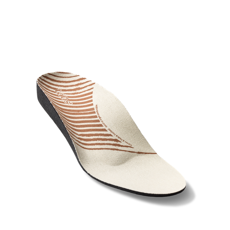 Side angle image of Taos Footwear Sneaker Footbeds Natural Size 5