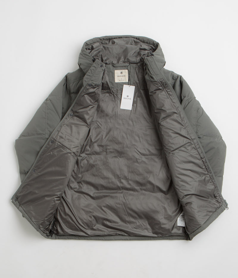 Snow Peak Everyday Down Jacket in Charcoal