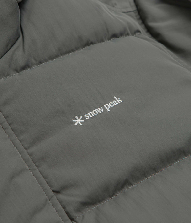 Snow Peak Everyday Down Jacket in Charcoal