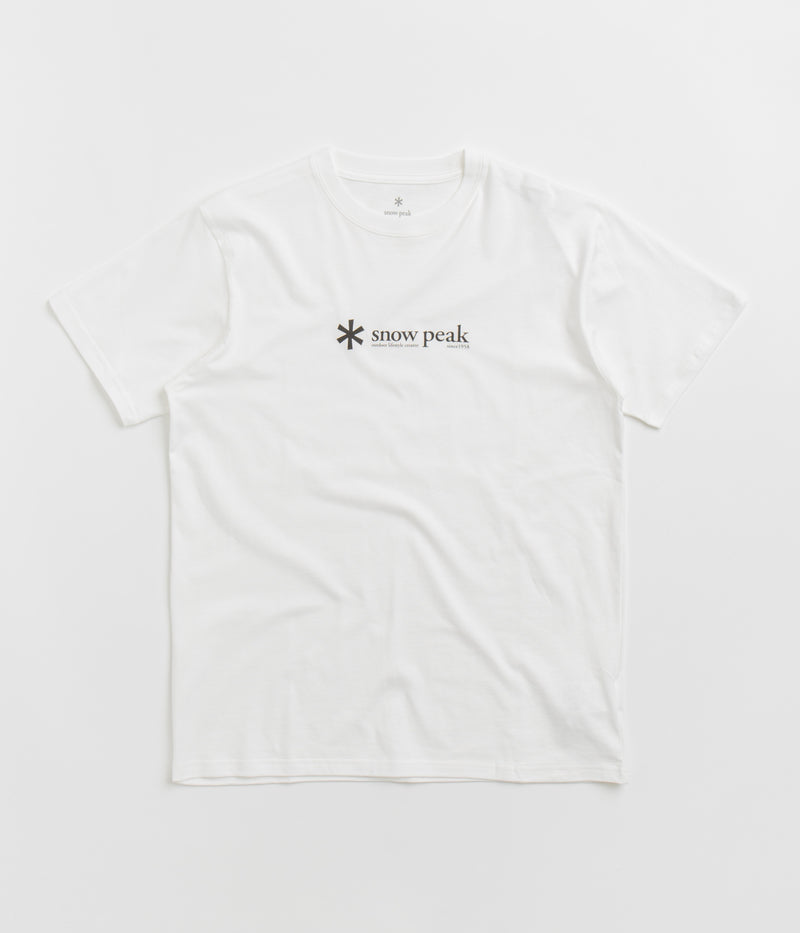 Snow Peak Logo T-Shirt in White