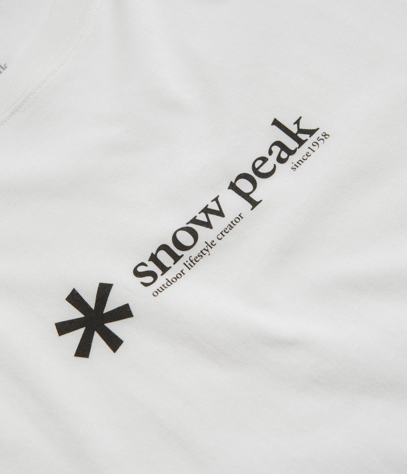 Snow Peak Logo T-Shirt in White