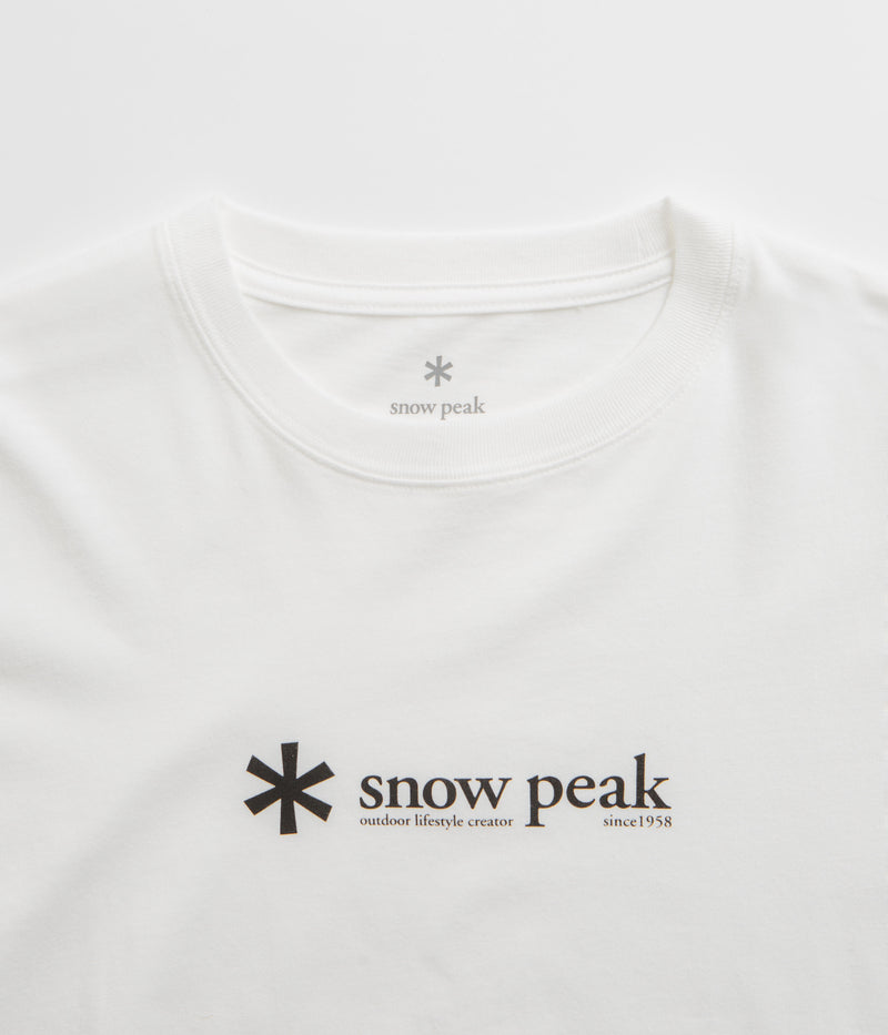 Snow Peak Logo T-Shirt in White