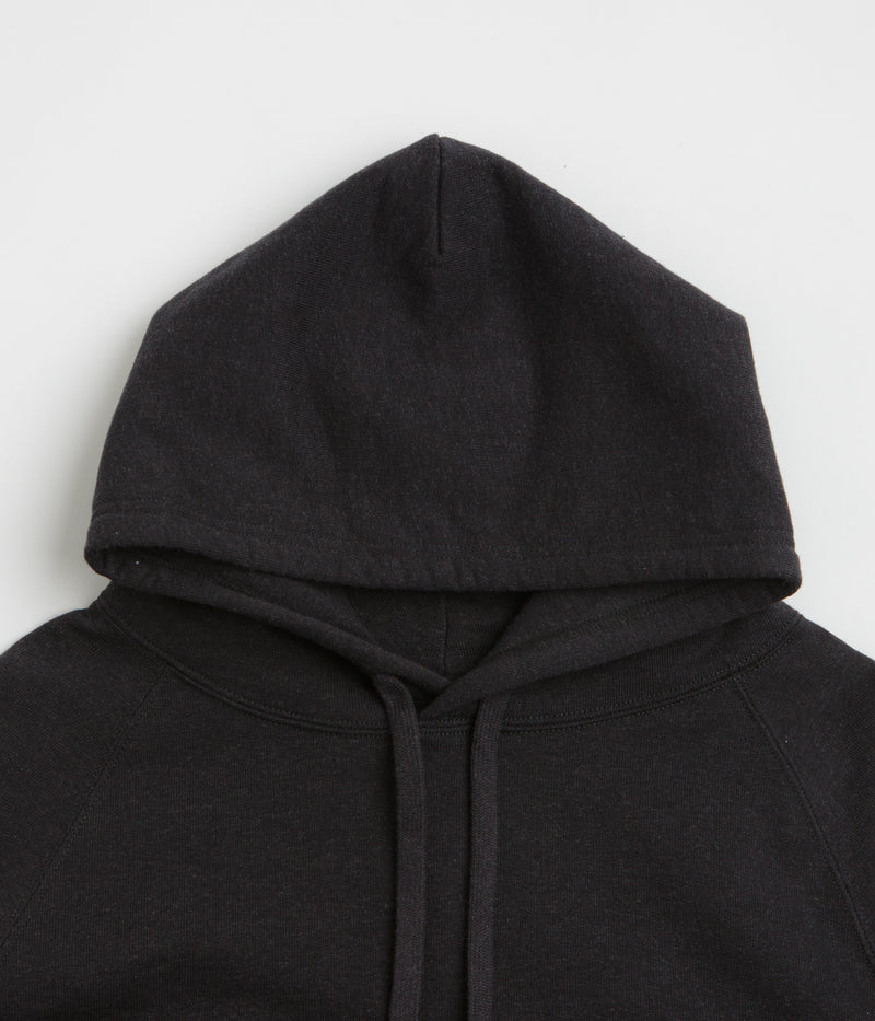 Snow Peak Recycled Cotton Hoodie in Black