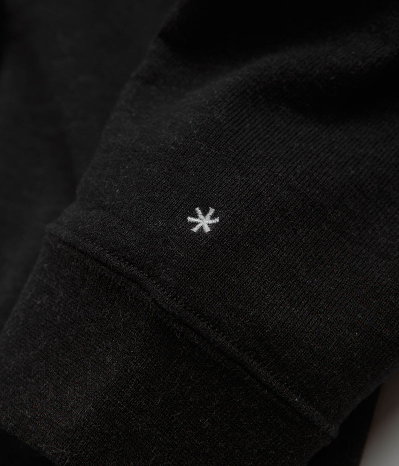 Snow Peak Recycled Cotton Hoodie in Black