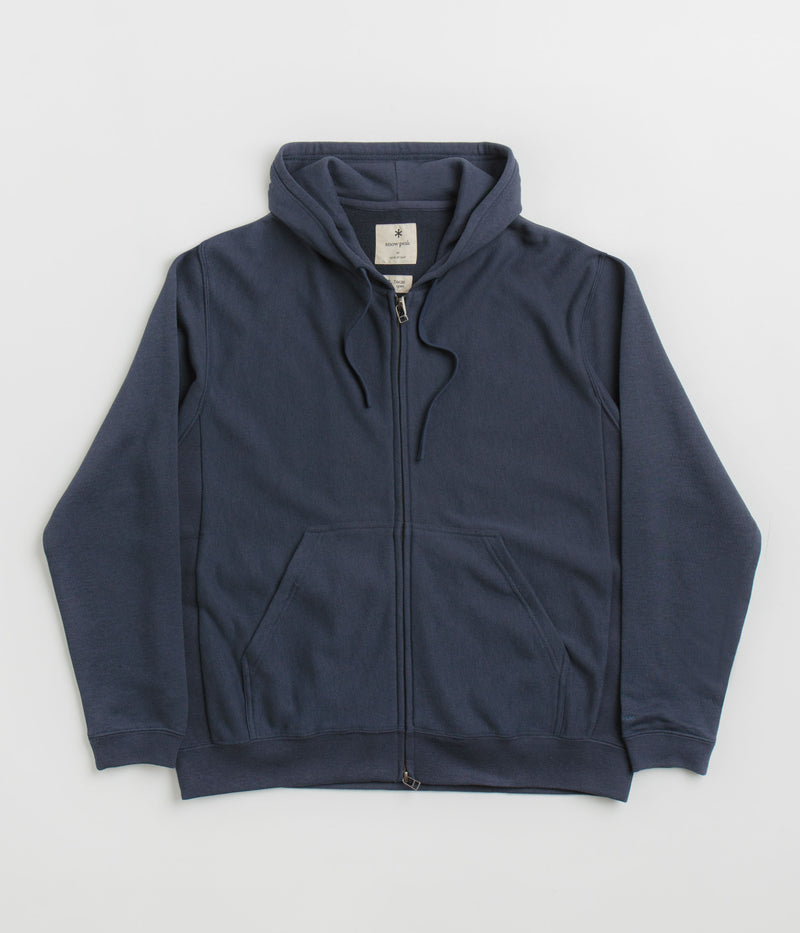Snow Peak Takibi Zip Hoodie in Navy
