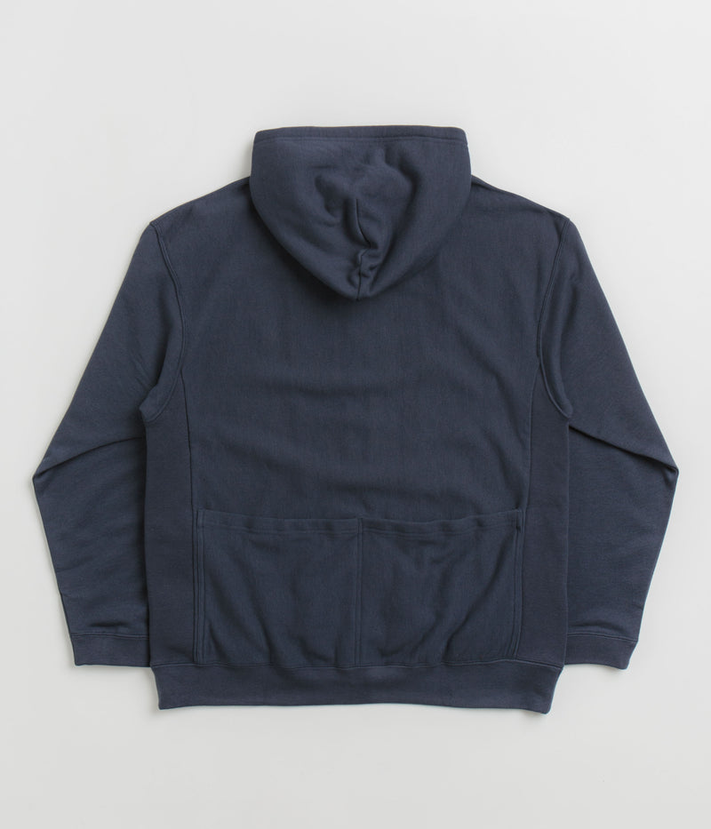 Snow Peak Takibi Zip Hoodie in Navy