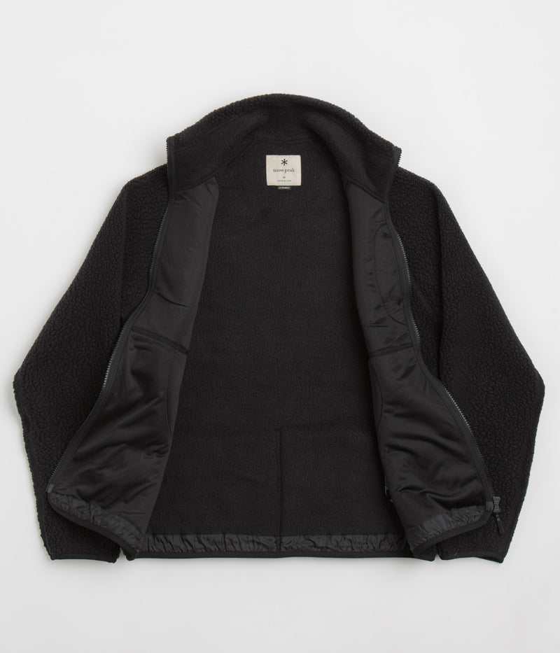 Snow Peak Thermal Boa Fleece Jacket in Black