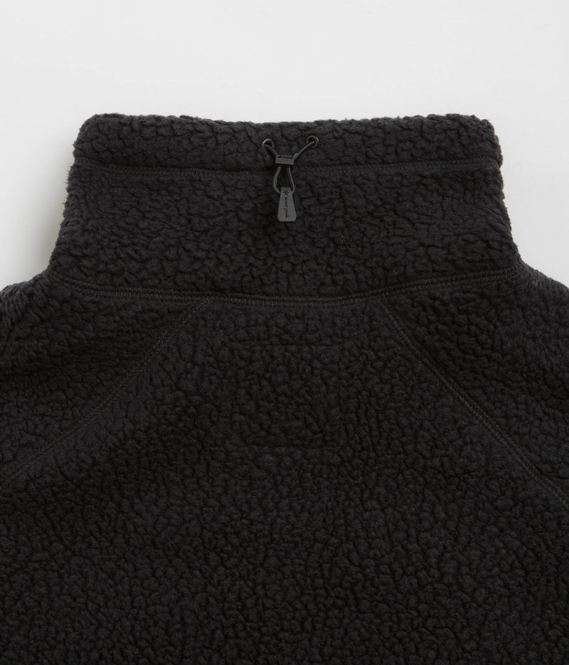 Snow Peak Thermal Boa Fleece Jacket in Black