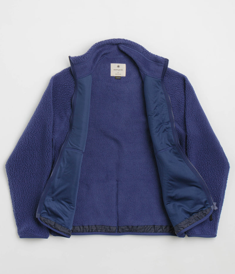 Snow Peak Thermal Boa Fleece Jacket in Blue