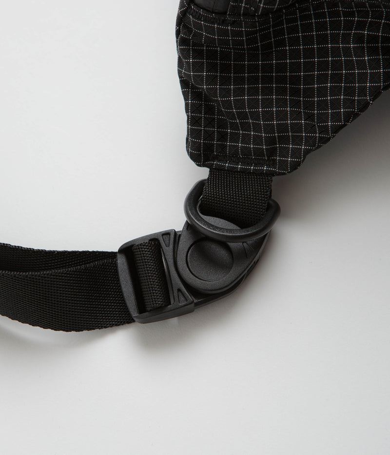 Snow Peak Transit Waist Bag in Black