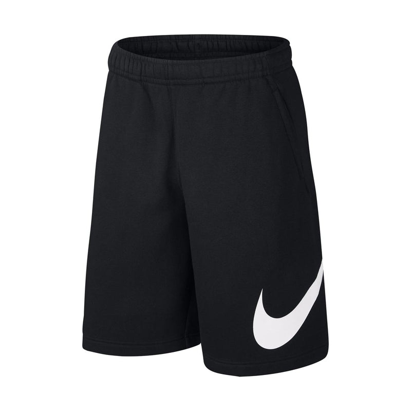 Sportswear Club Black Men's Shorts