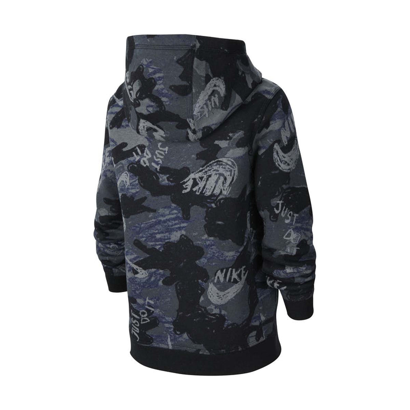 Sportswear Club Fleece Big Kids' (Boys') Printed Pullover Hoodie