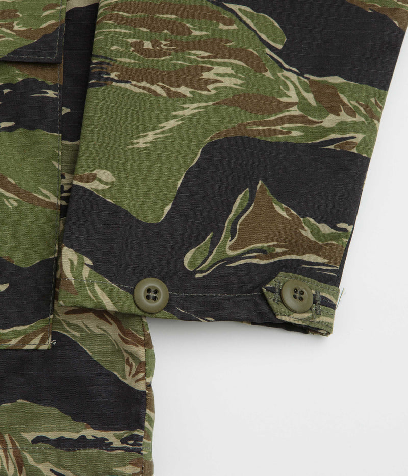 Stan Ray 4 Pocket Ripstop Jacket in Green Tigerstripe
