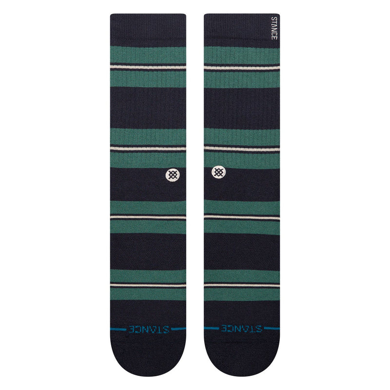 Stance Caesar Stripe Crew Socks - Green
